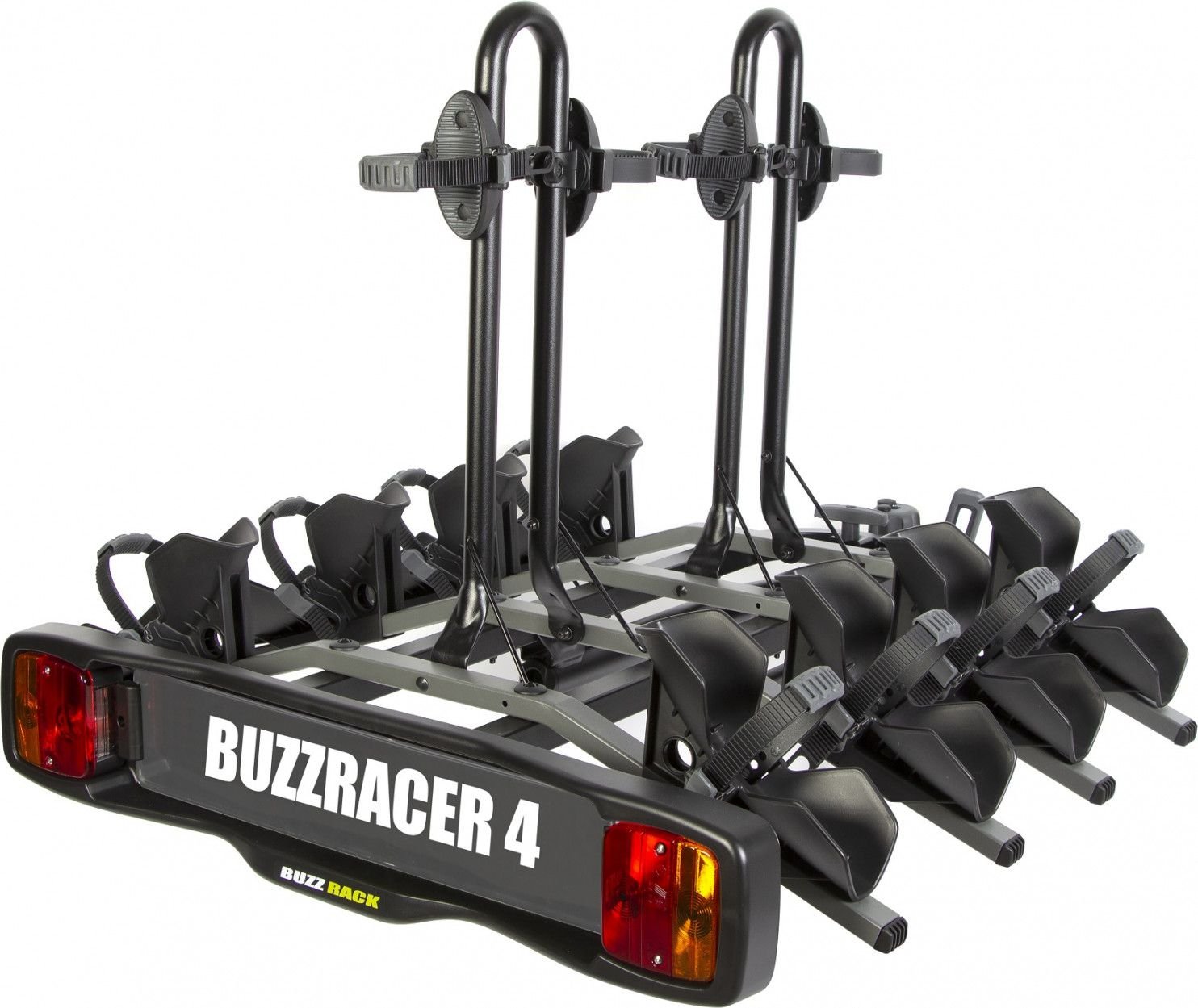 4162856image.jpg Buzz Rack Buzzracer 4 Portabicicletas de enganche 7 Clavijas - 4 Bicicletas Negro – Image 1