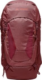 Mochila de senderismo para mujer Vaude Asymmetric 48+8L Roja