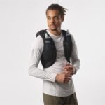 Bolsa de hidratación unisex Salomon Active Skin 12 Negra - Imagen 4