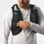 Bolsa de hidratación unisex Salomon Active Skin 12 Negra - Imagen 7