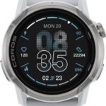 Reloj GPS Coros Apex 4 42 mm con pulsera de silicona blanca