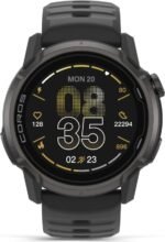 Reloj GPS Coros Apex 4 42 mm con pulsera de silicona negra