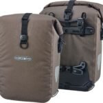 Ortlieb Gravel-Pack 29L (2x14,5L) QL2.2 Par de bolsas para bicicleta Gris arena oscuro Beige
