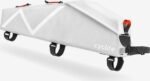 Bolsa para tubo superior Cyclite grande / 02 | 2,2 l | Gris claro – Image 2