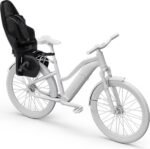 Silla de bicicleta para niños Thule Yepp 2 Maxi para montaje en portaequipajes, color negro - Imagen 4
