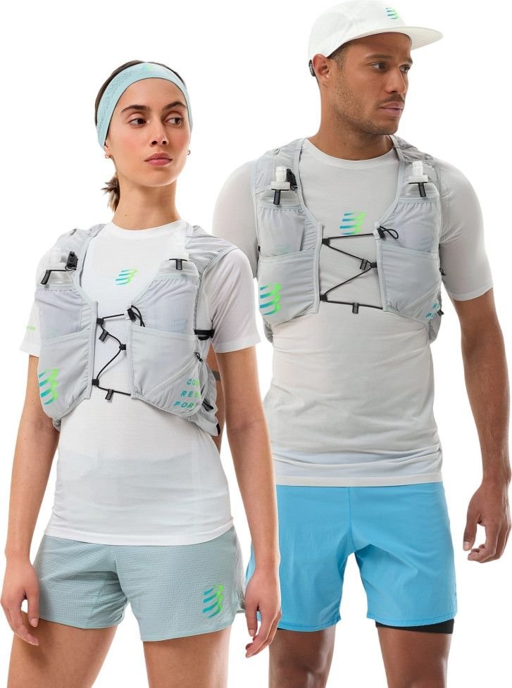 6777861image.jpg Mochila de hidratación Compressport Ultrun Evo 10 Pack, gris/azul, unisex – Image 1