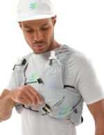 Mochila de hidratación Compressport Ultrun Evo 10 Pack, gris/azul, unisex - Imagen 5
