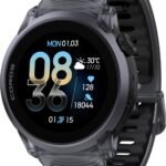 Reloj GPS Coros Pace 4 de aluminio y silicona negro cristal