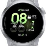 Reloj GPS Coros Pace 4 de aluminio y silicona, color blanco «Cloud»