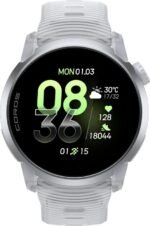 Reloj GPS Coros Pace 4 de aluminio y silicona, color blanco «Cloud»